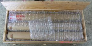 Customized packing of UV modules for safe transport