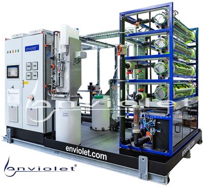 UV-Oxidationsanlage mit automatischer Cyanid-Analytik zur Integration in vorhandene Anlagenstrukturen
