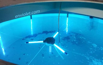 UV-Disinfection in open tanks