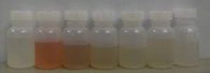 Bleken van gekleurd proceswater
