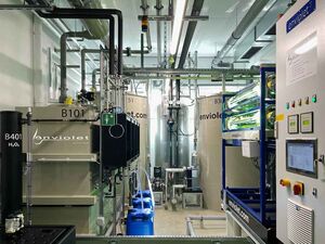 UV oxidation and thermal inactivation as a combination process